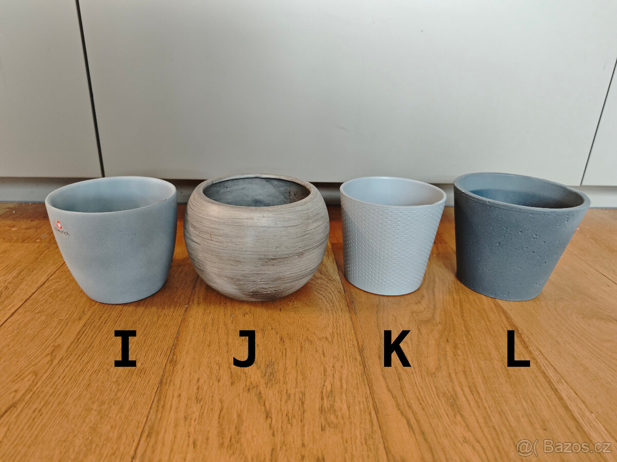 Keramické obaly / květináče - 3