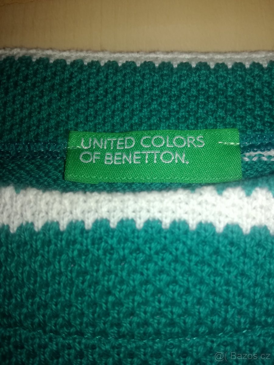 NOVÝ svetr,Benetton,vel.L - 3
