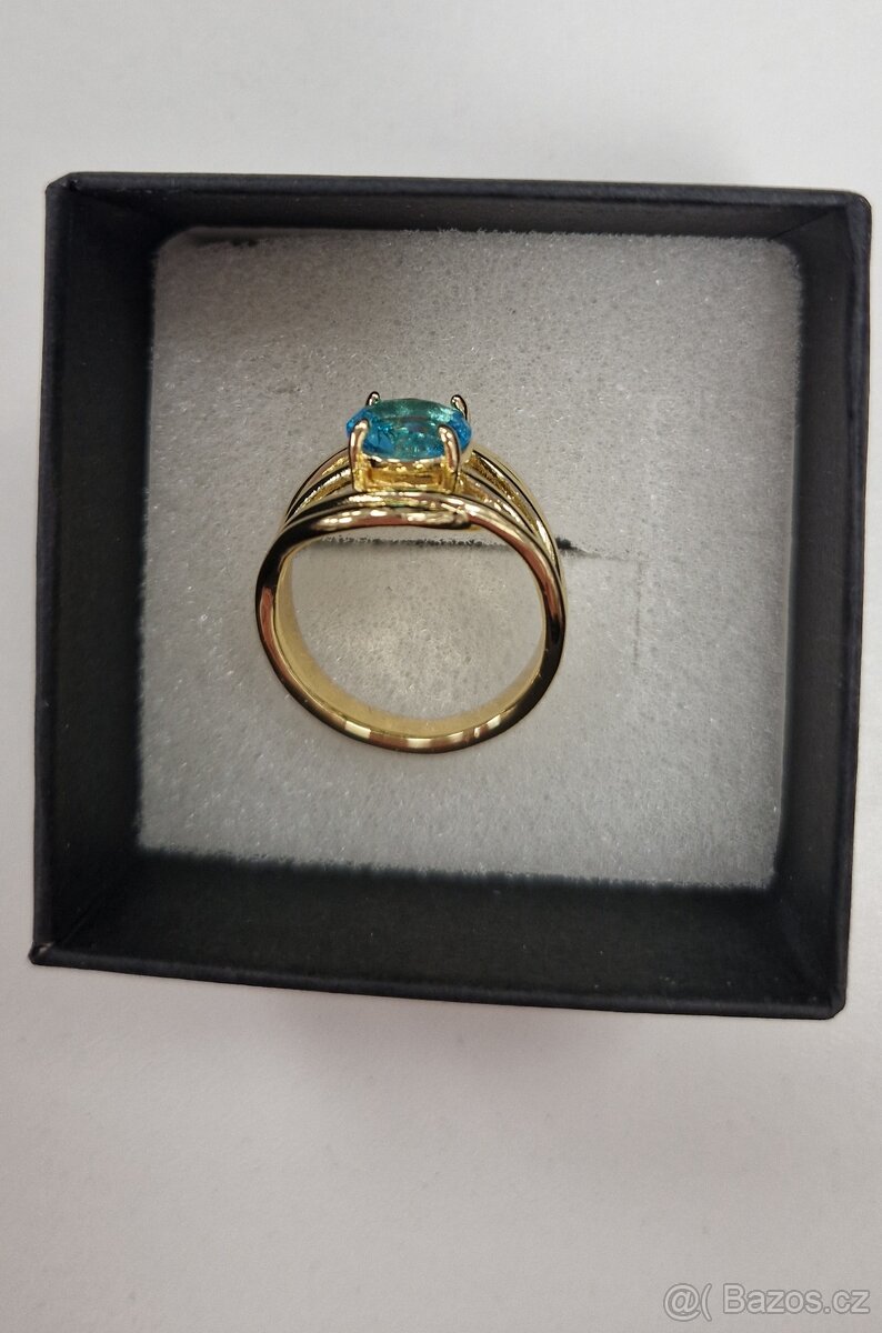 Krásný pozlacený prsten Butik - 3