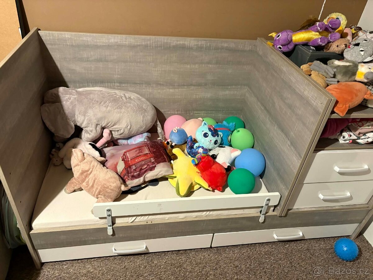 Dětská rostoucí kombi postel - 3