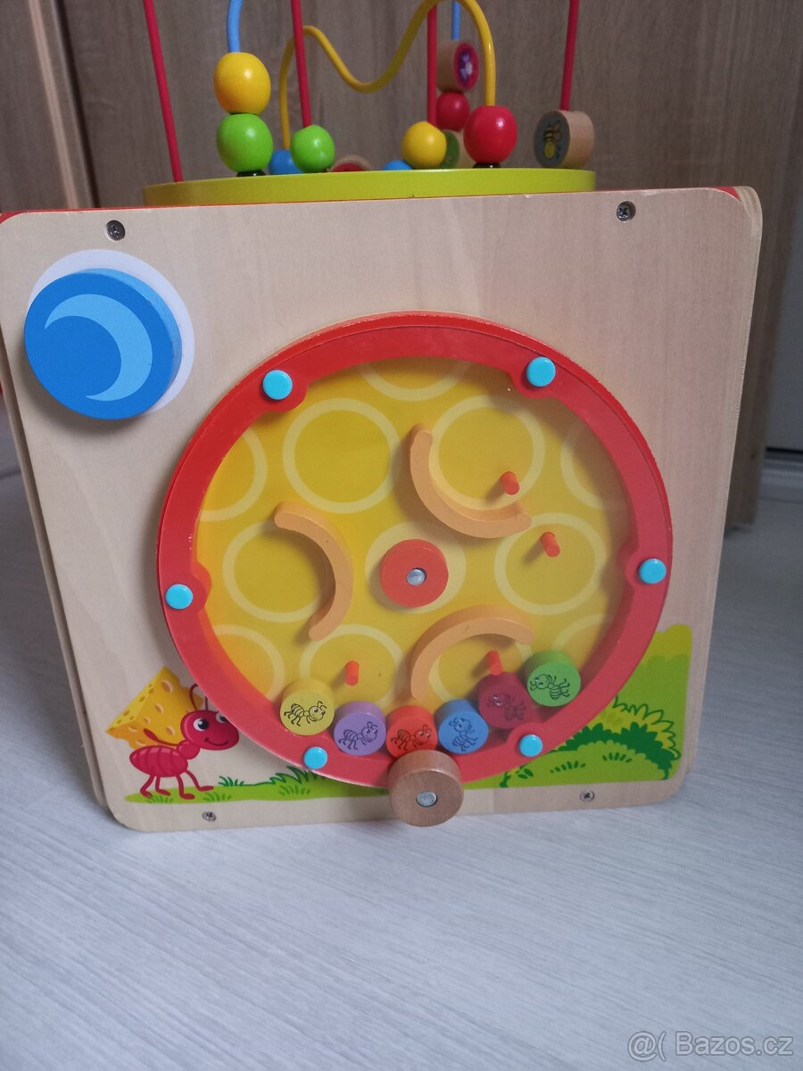 Velká dřevěná hrací kostka - 3