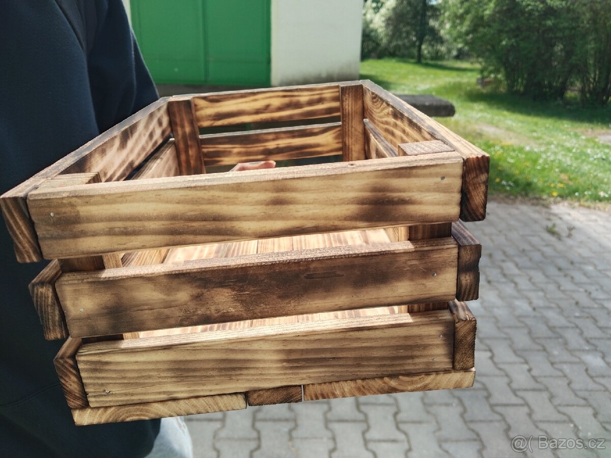 Opálená ručně vyráběná krabička - 3