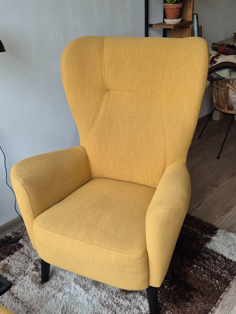 Žlutý ušák s taburetem Next - 3