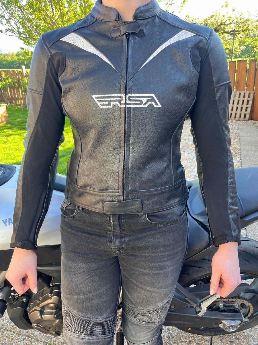 Dámská kožená bunda RSA, vel.44 - 3