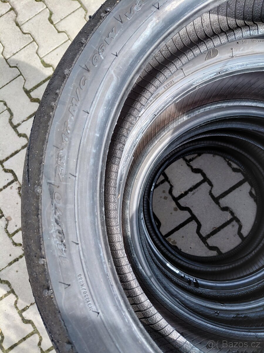 Pneumatika sada Pirelli SC 120/70-17 + 140/70-17 - 3