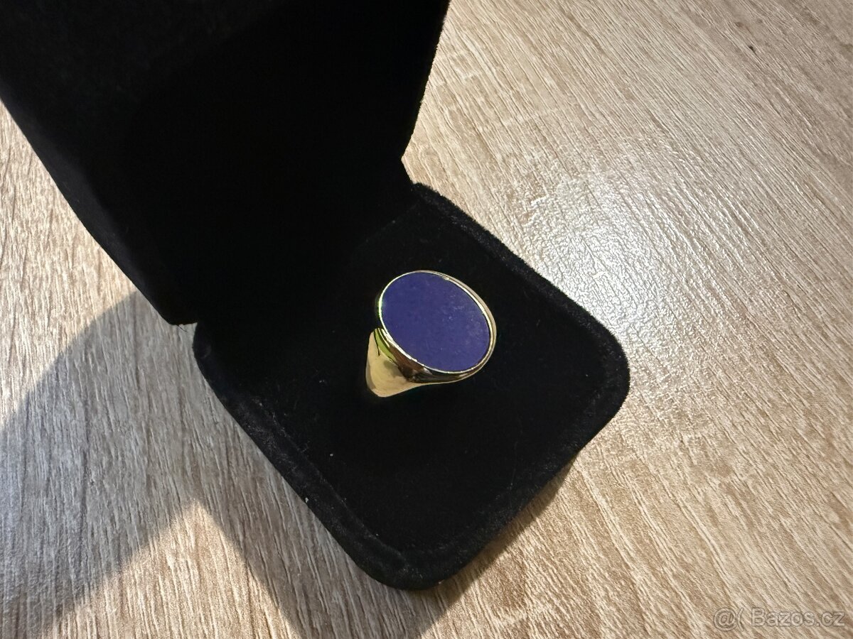 Zlatý panský prsten 10,88g 585/1000 - 3