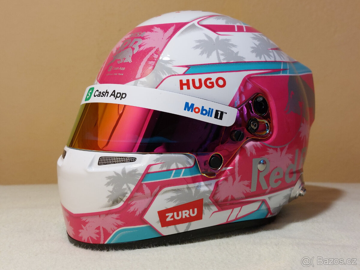 Liam Lawson Miami 2025 Racing Bulls VCARB F1 helma 1:2 - 3