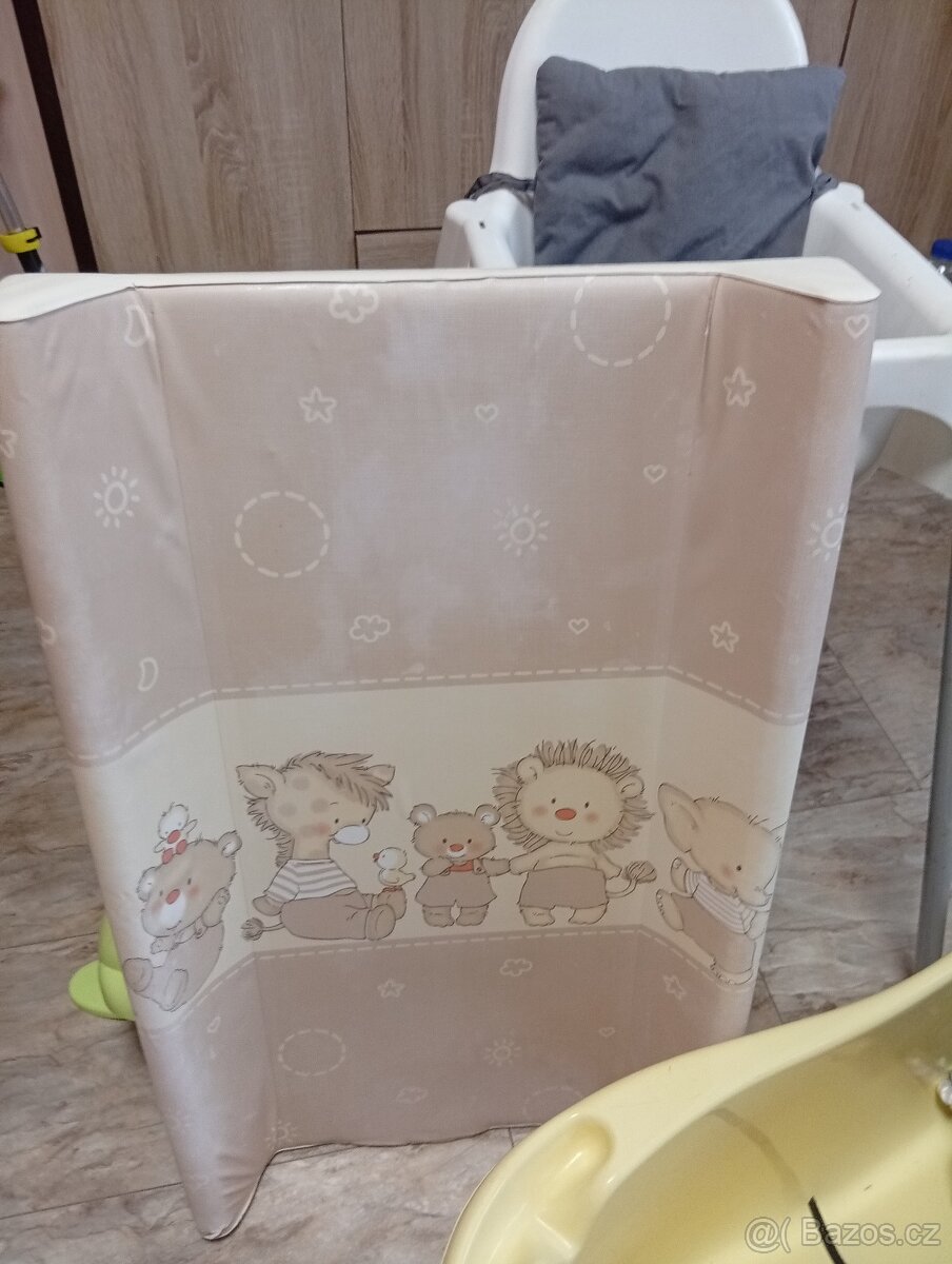 Vanička,jídelní židle,přebalovací pult,houpačka - 3