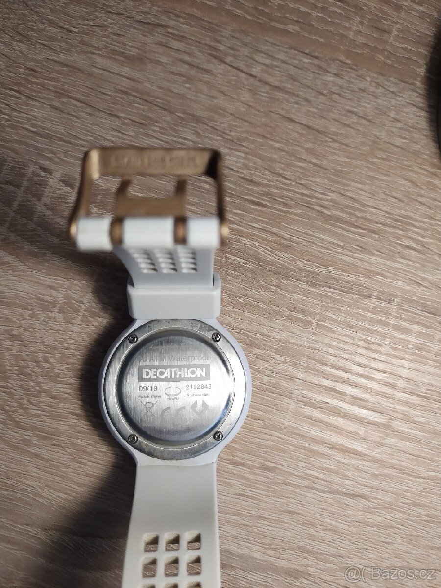 Pánské běžecké hodinky se stopkami W900 bílo-měděné - 3