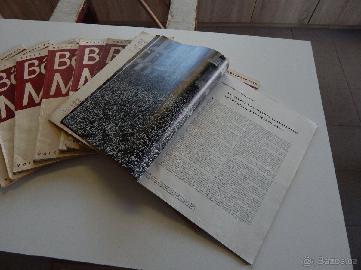 20x nacistický časopis Bohmen und Mahren - 3