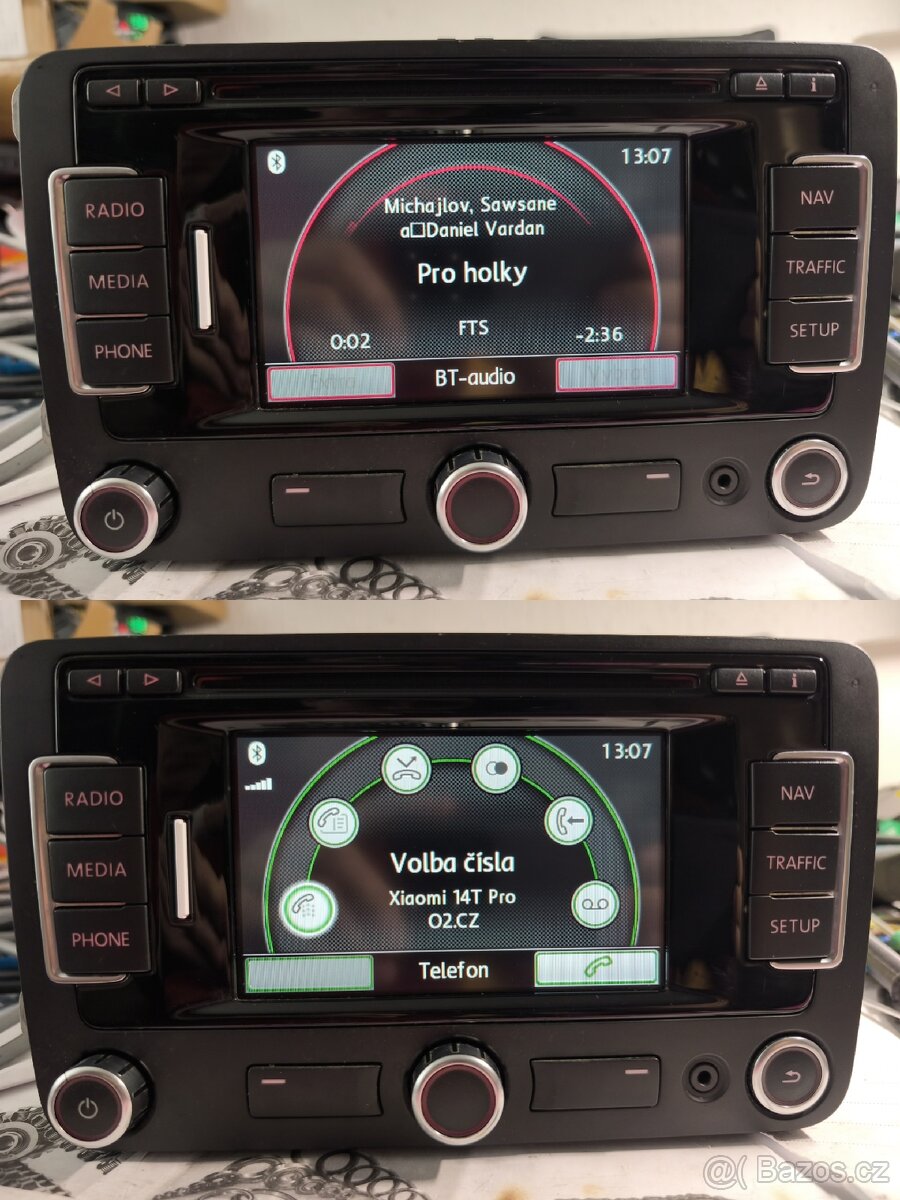 VW RNS315 BT DAB autorádio navigace 3C8035279B - 3