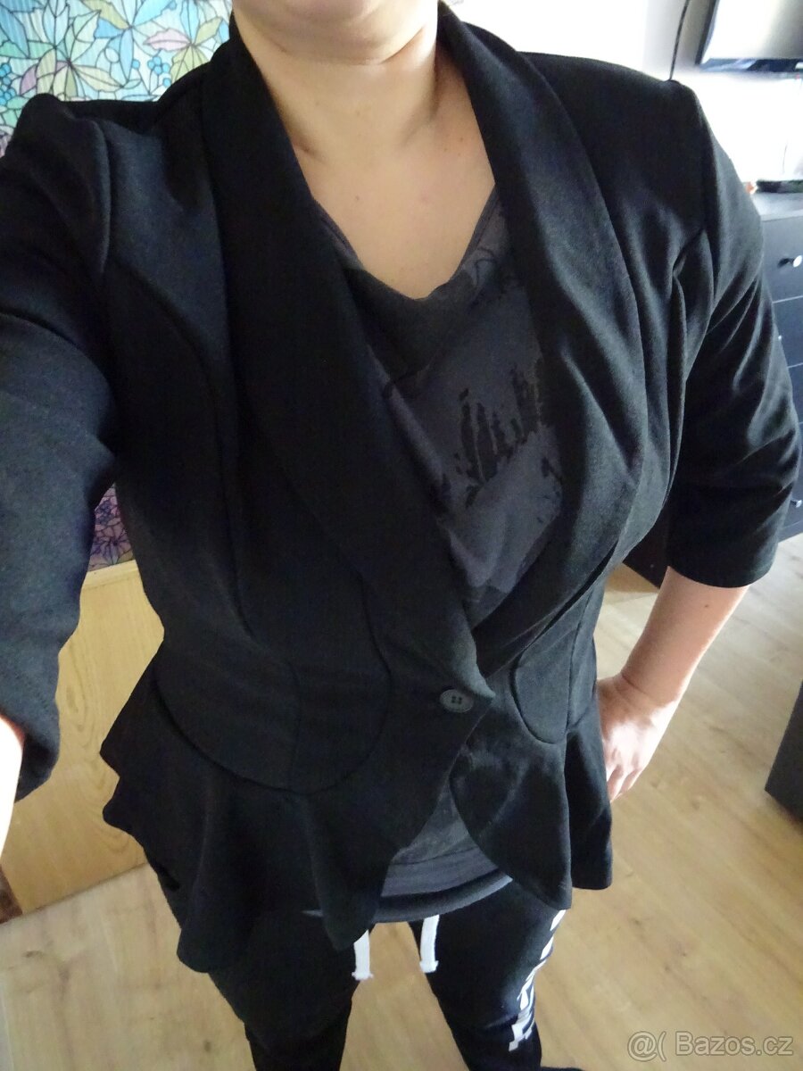 Sako, blejzr s volánovým lemem - 3