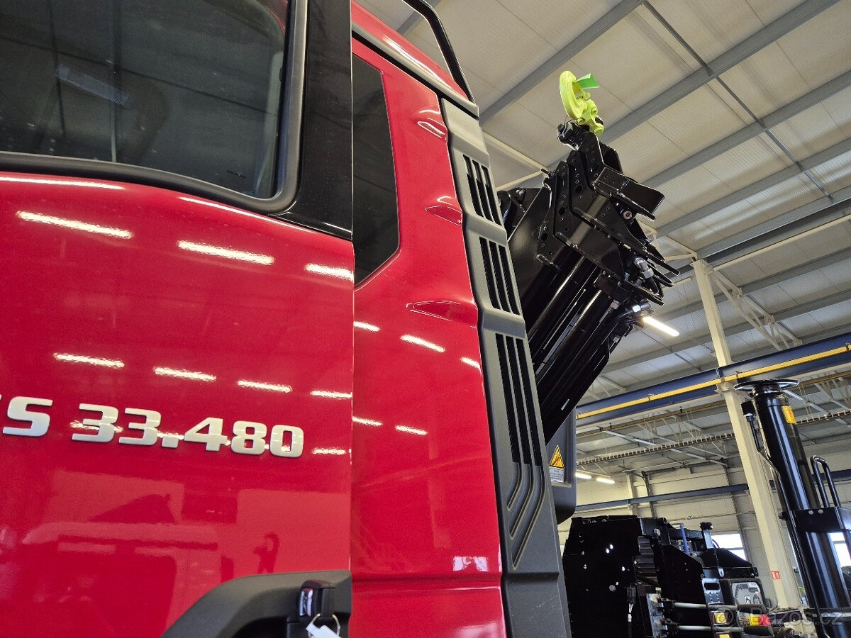 MAN TGS 33.480 6x6 VALNÍK S RUKOU HIAB - 3