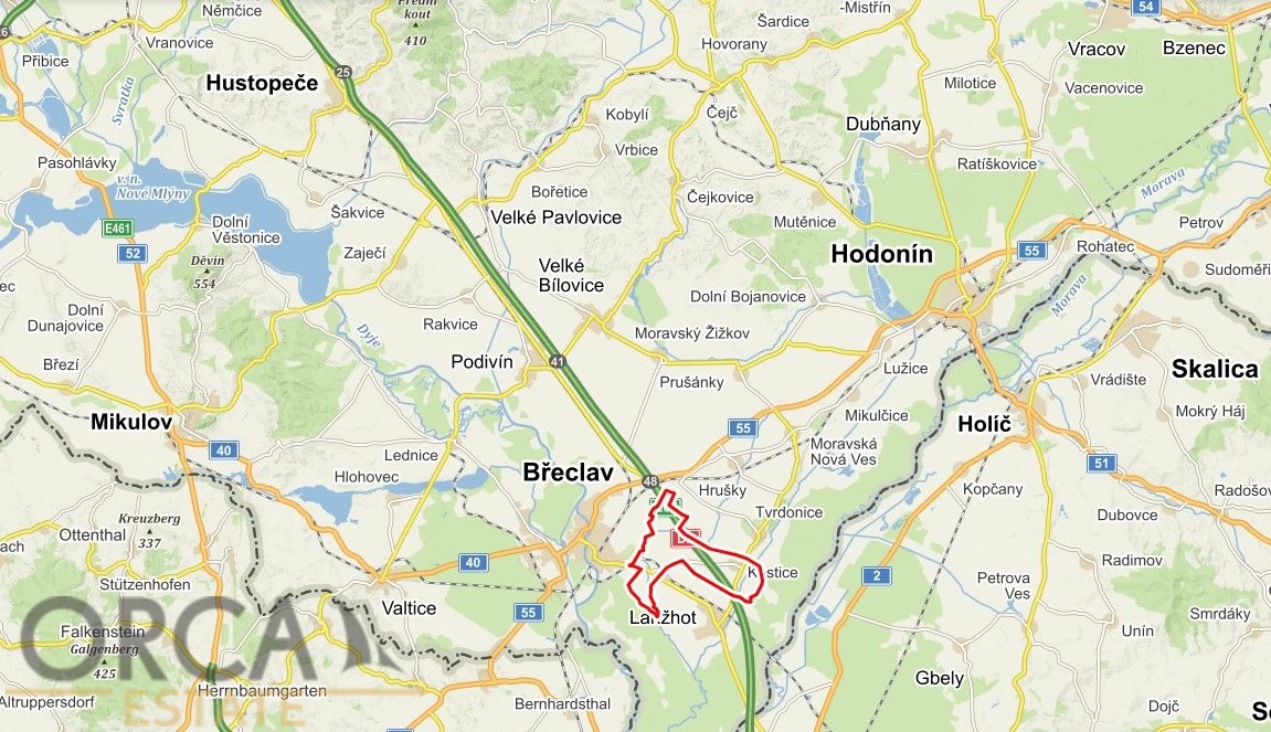 Prodej pozemku 3603 m2 v k.ú. Kostice - 3