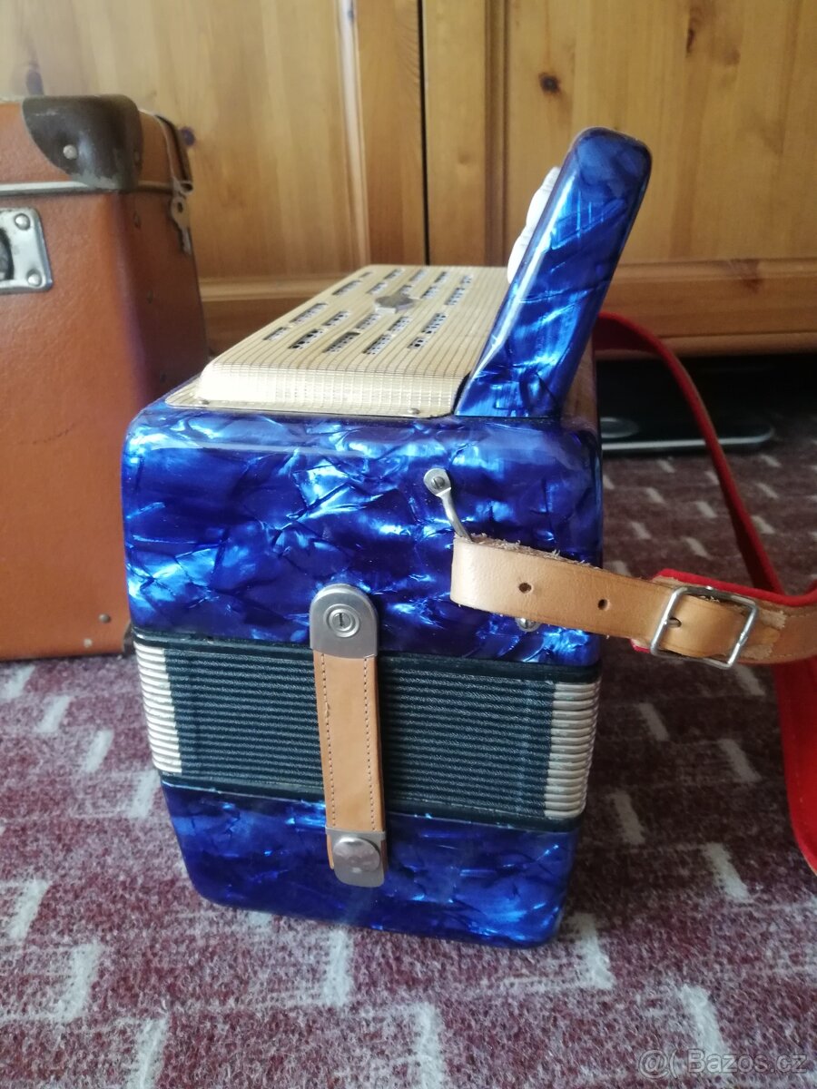 Heligonka - Harmonika - Popular 8 basů + kufr - 3