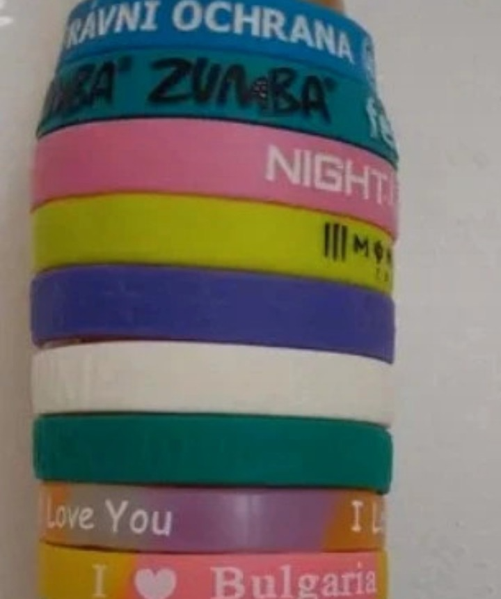 Gumové náramky na ruku - 3