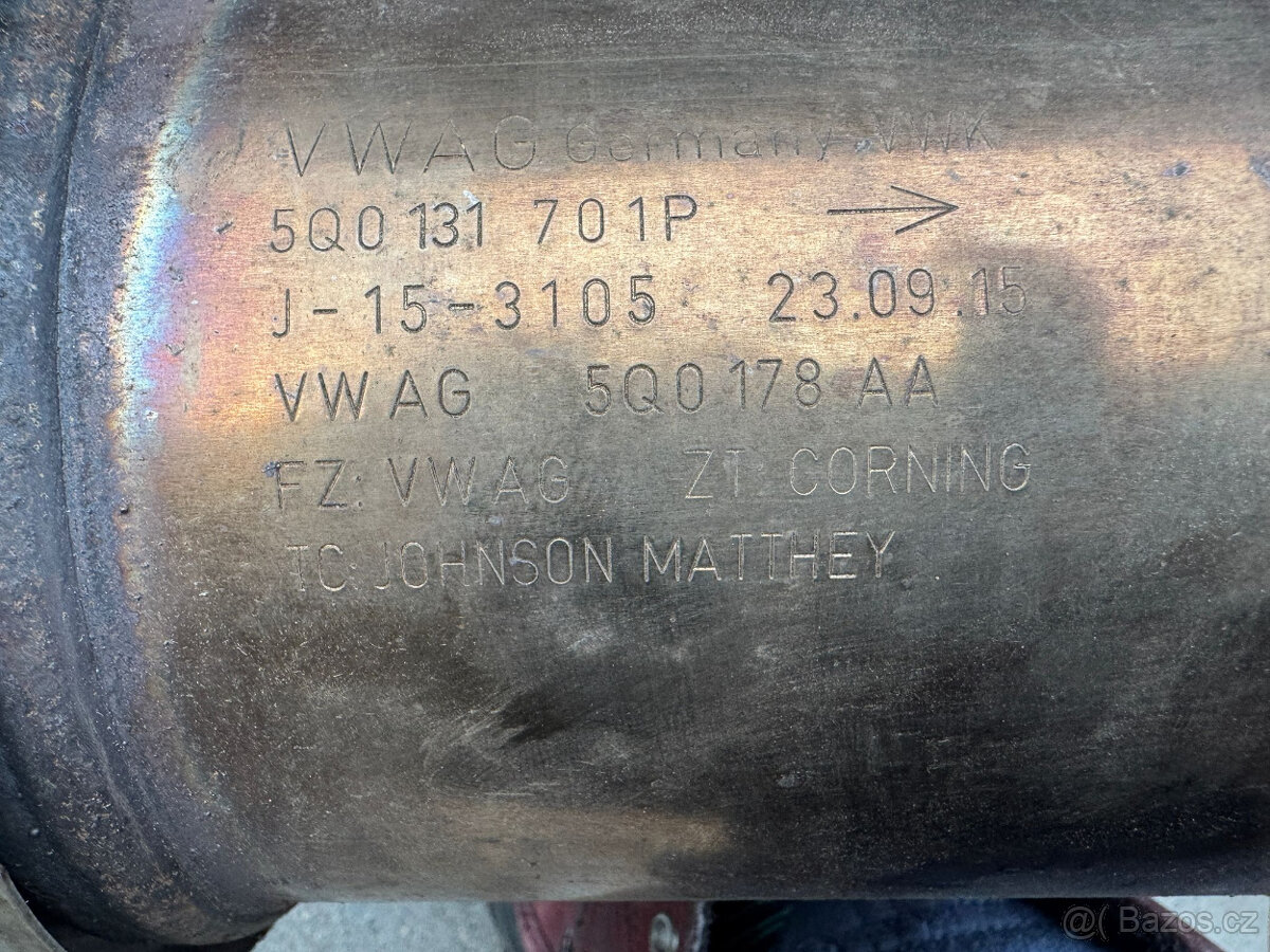 VW Golf 7 GTI 2016 - katalyzátor - 3