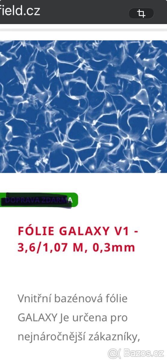 Prodám novou bazénovou fólii - 3