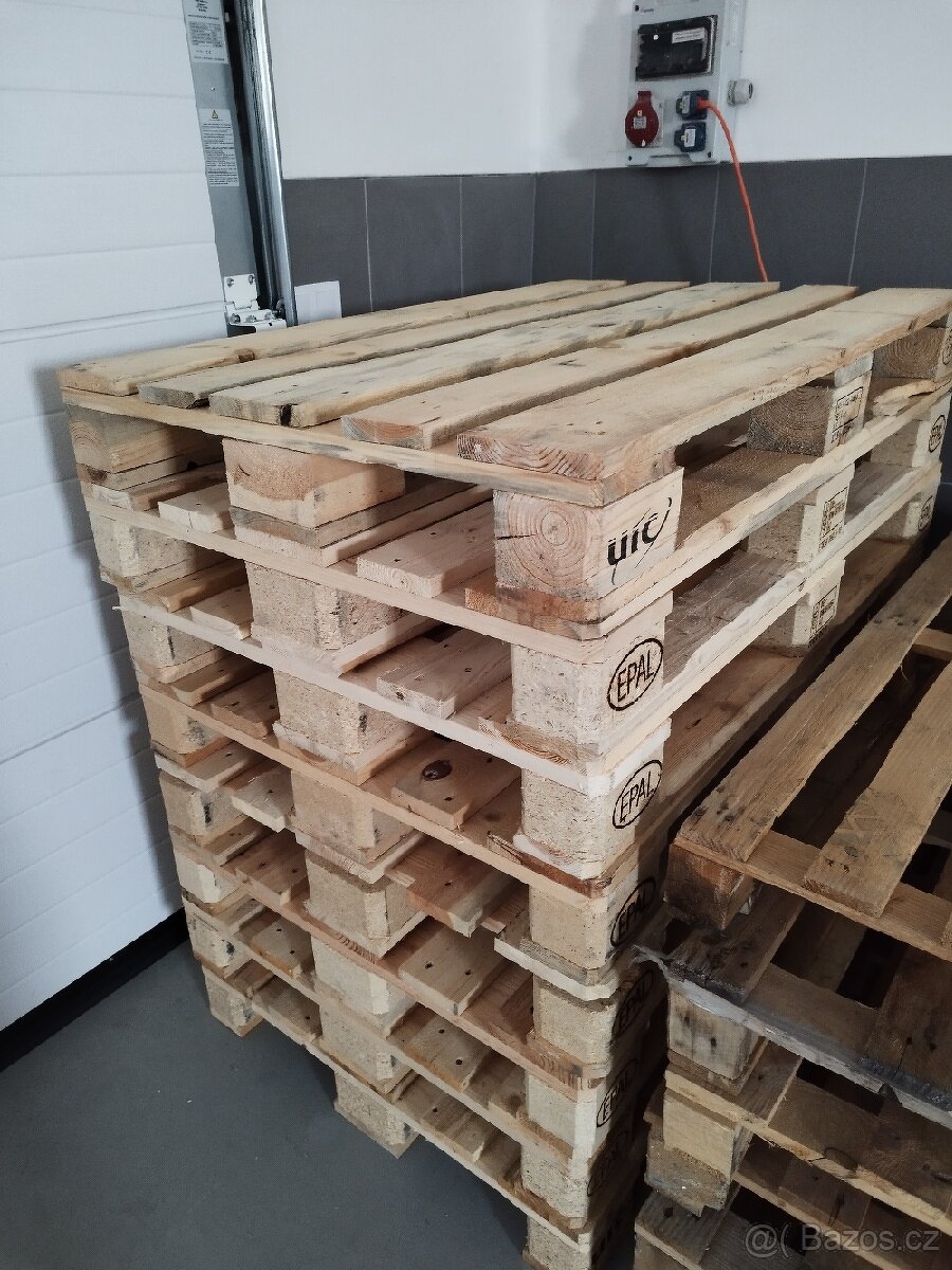 Prodám EUR palety třída A,B ... zánovní - 3