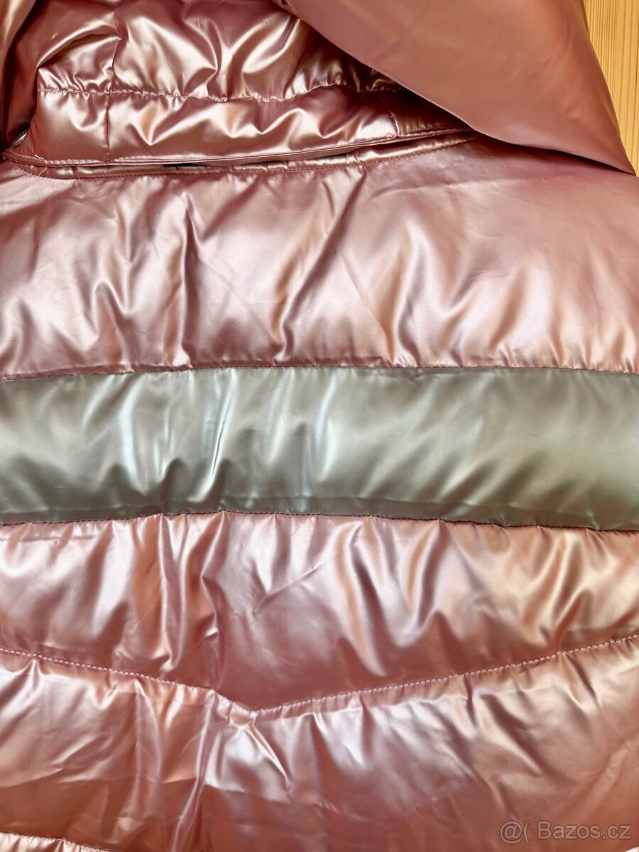 Dámská rosegold lyžařská bunda vel. L Alpine Pro - 3