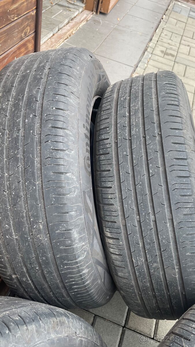 Plechové disky + letni pneu - 3