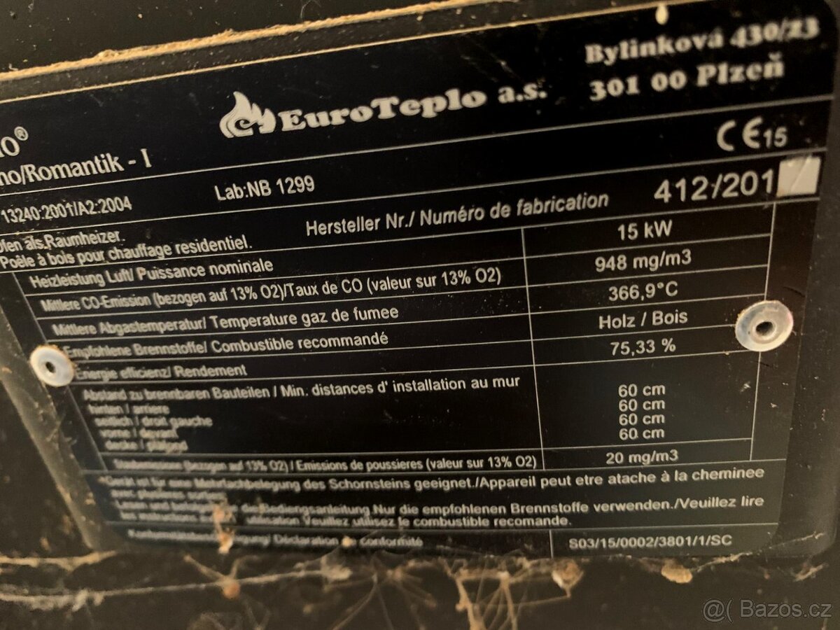 Krbová kamna Bruno Techno - 3