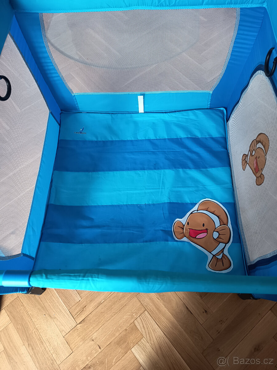 Ohrádka Caretero Quadra modrá - 3