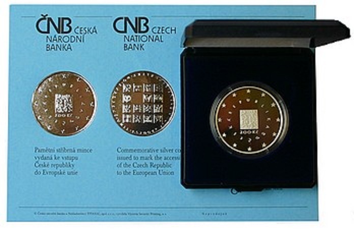 200 Kč 2004 Vstup ČR do Evropské unie, PROOF - 3