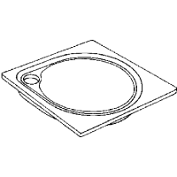 Keramag Primera nová sprchová vanička 80x80 35mm 652100 - 3