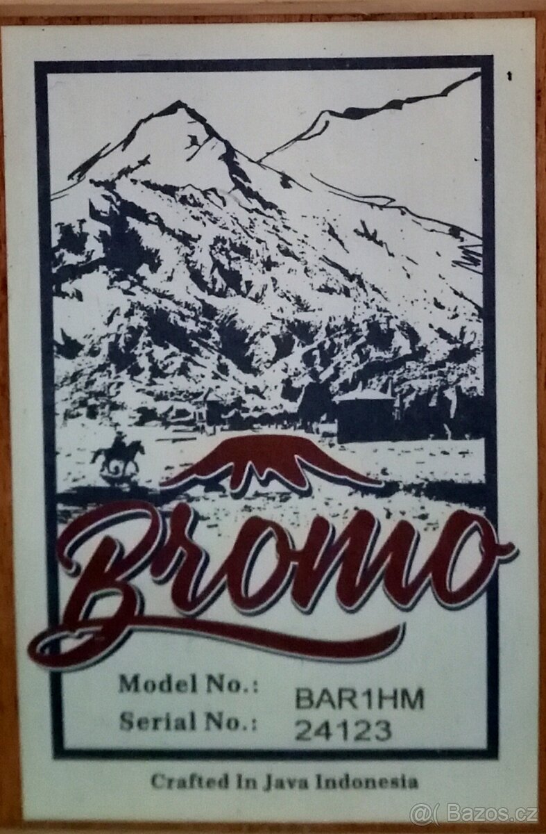 Predam Bromo BAR1HM Historic gitara+puzdro.CELOMASIV. - 3