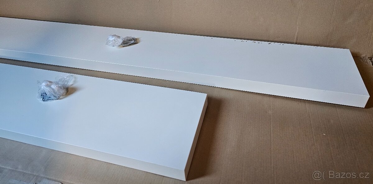 PRODÁM SADU 2KS BÍLÝCH POLIC IKEA LACK 110 A 190 CM - 3