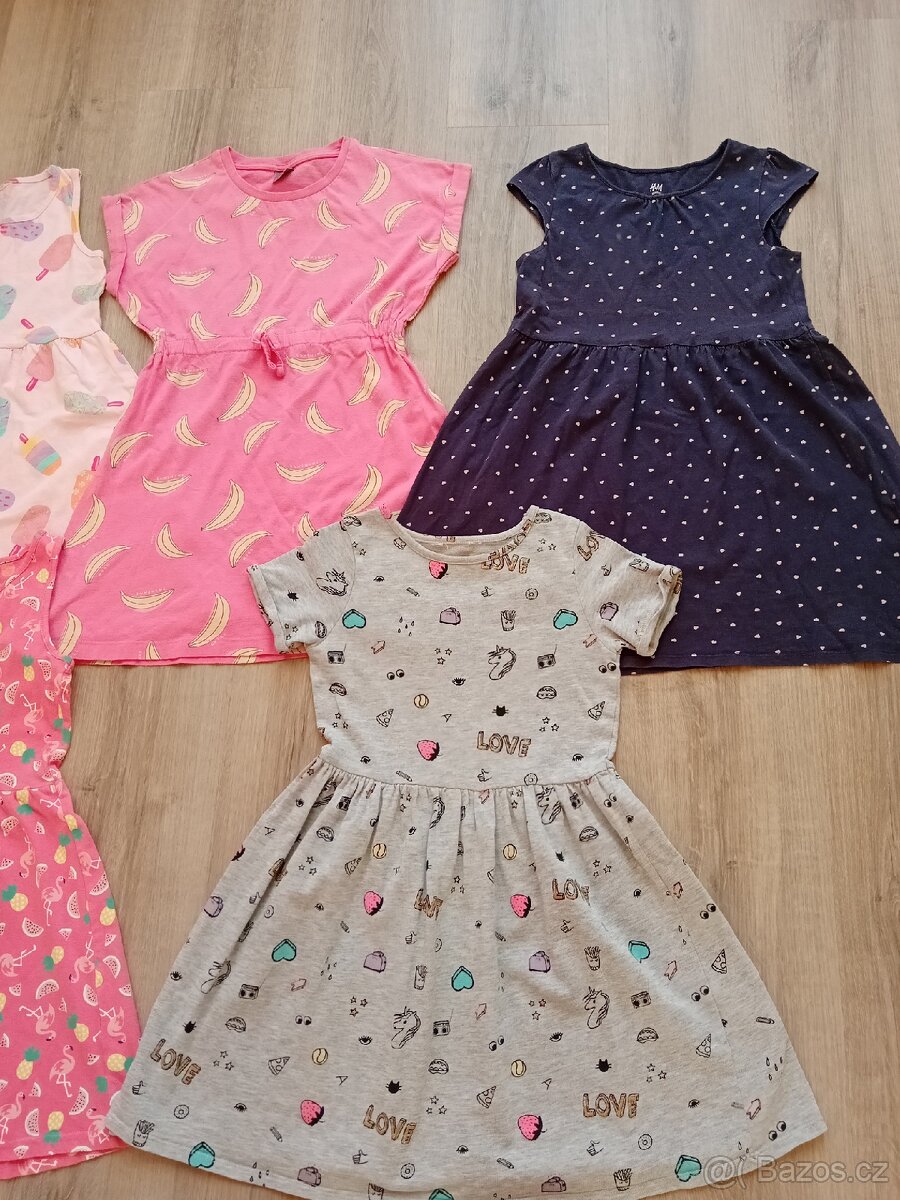 Letní šaty, vel. 122-128 - 3