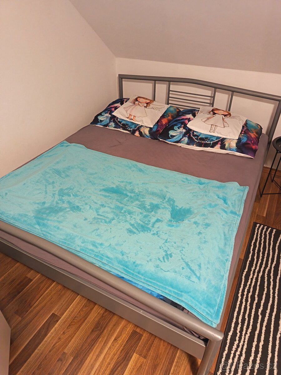 Kovová postel 160x200cm - 3