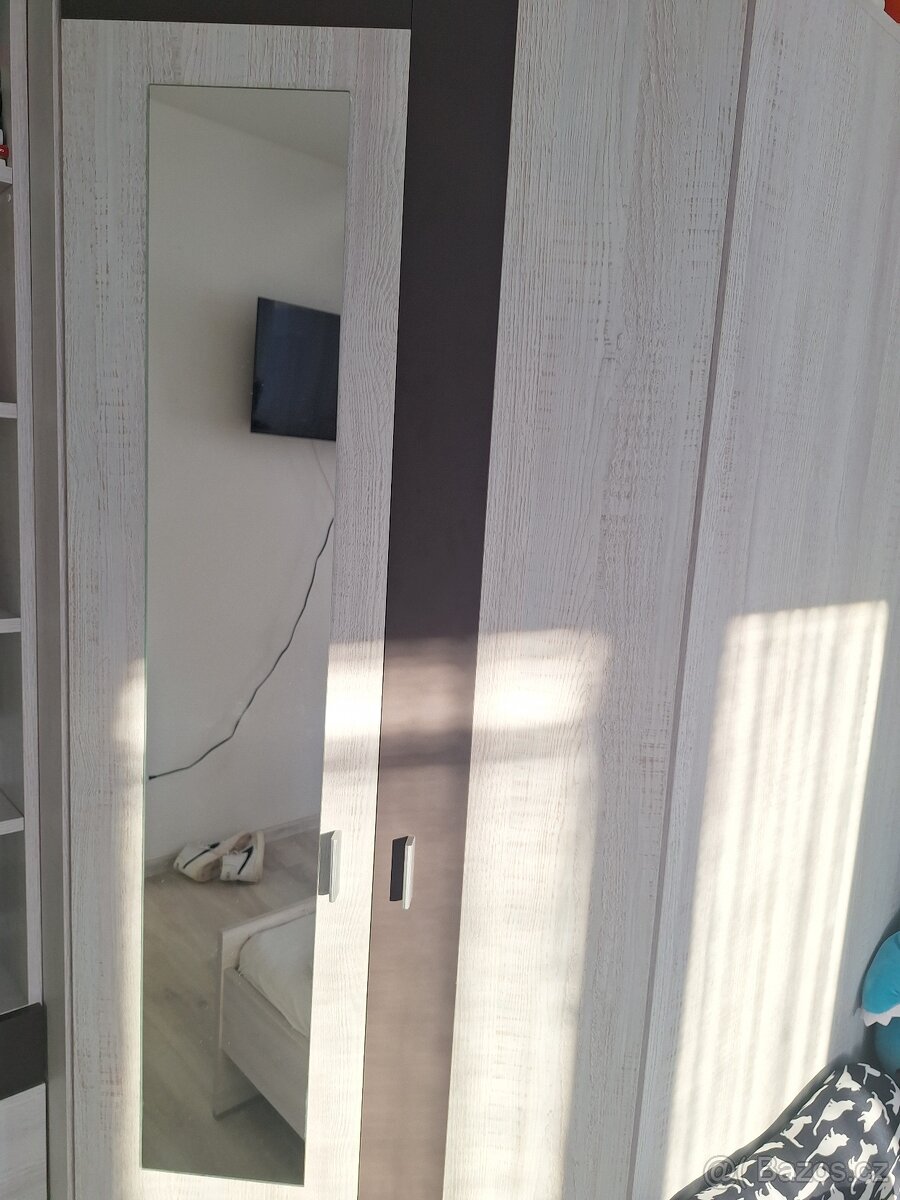 Rohová šatní skříň 2ks - 3