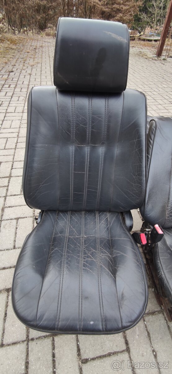 BMW e30 touring kožené sedačky sedadlá - 3