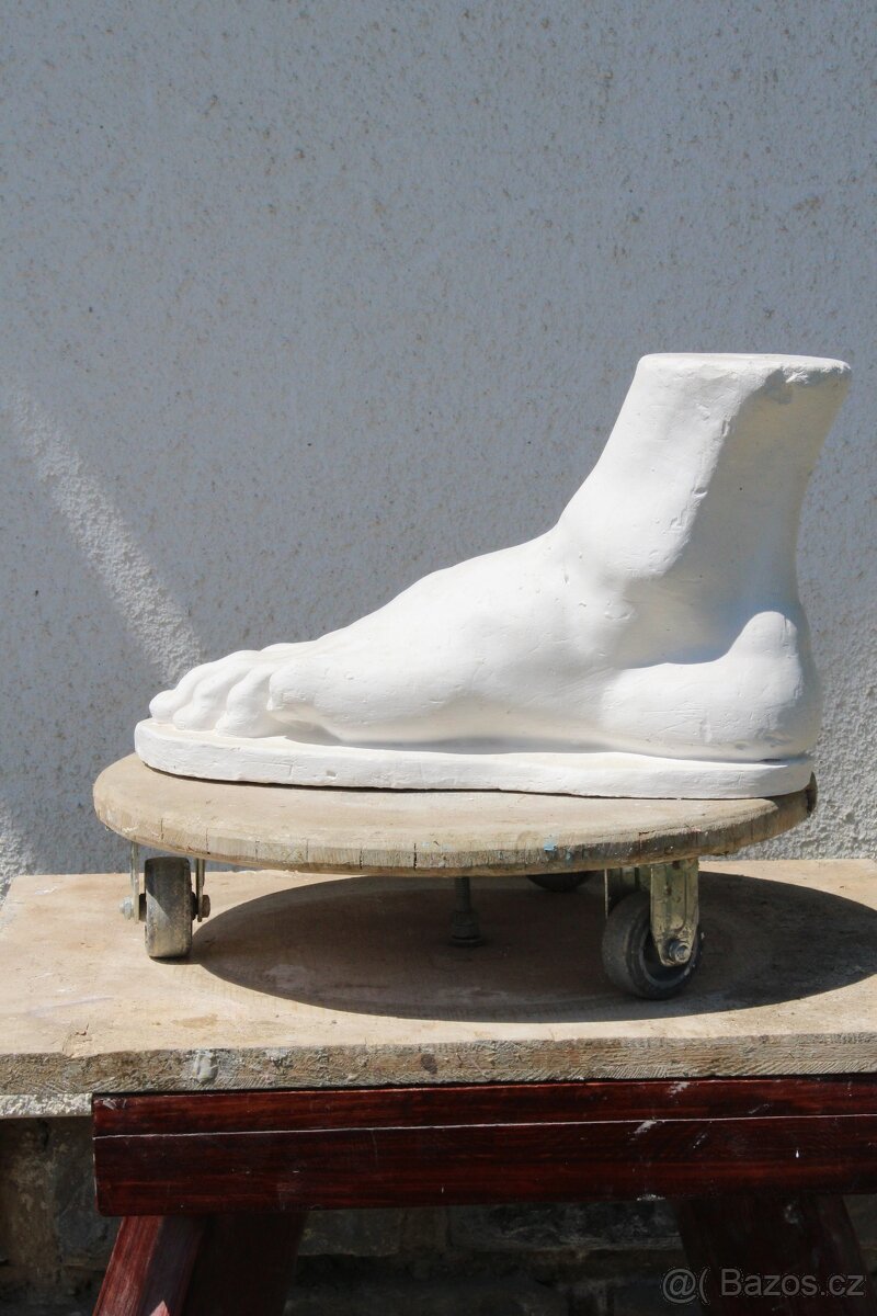 sadrový odlitek - noha (edukační pomůcka) - 3