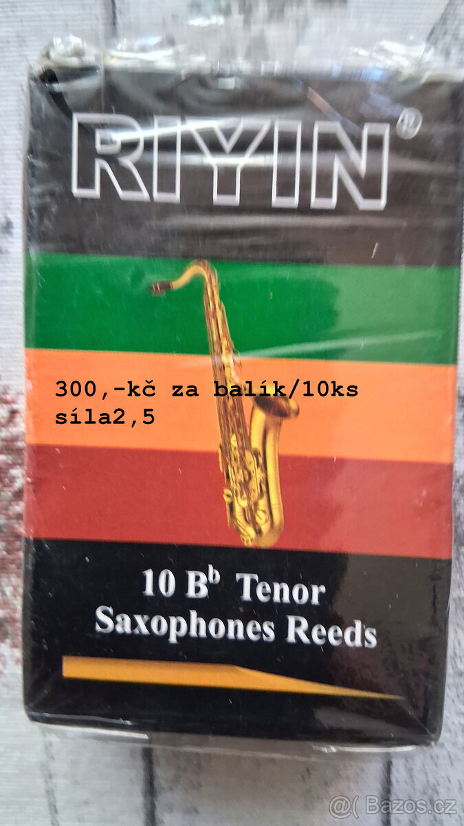 Plátky na klárinet a saxofon - 3