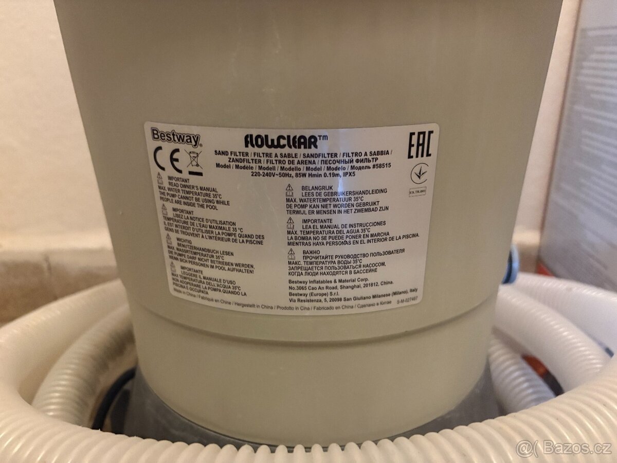 Bazénová písková filtrace - 3