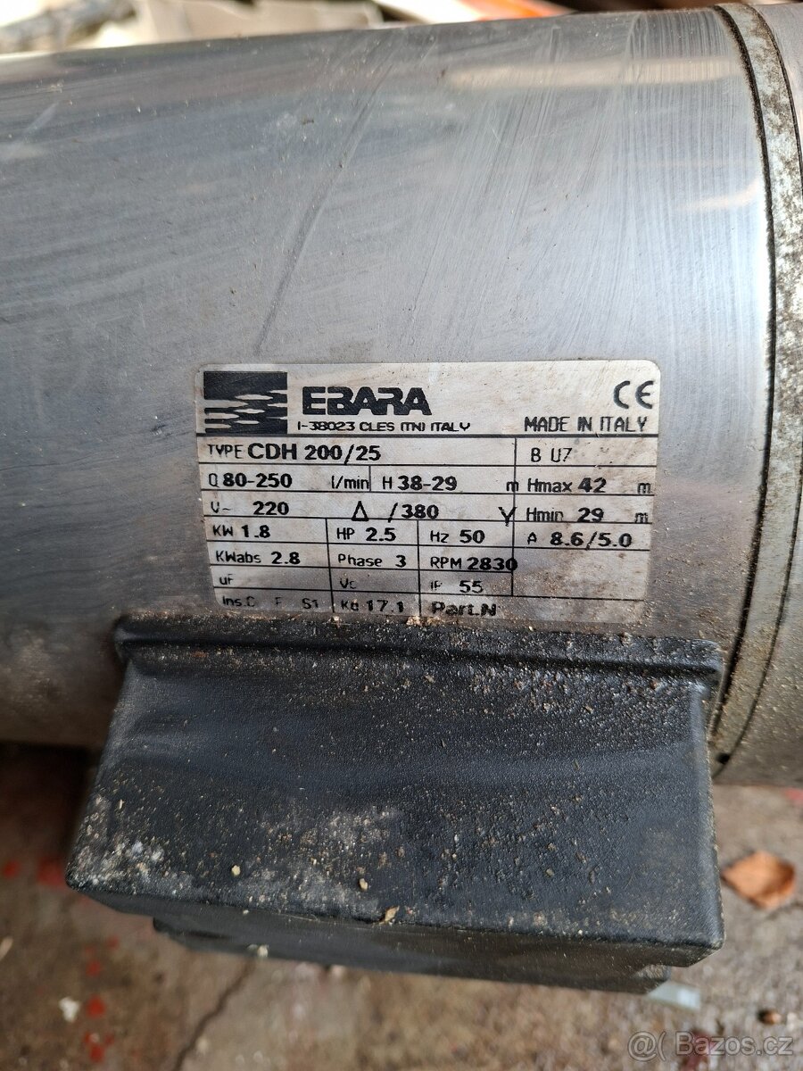 Nerezové čerpadlo Ebara - 3