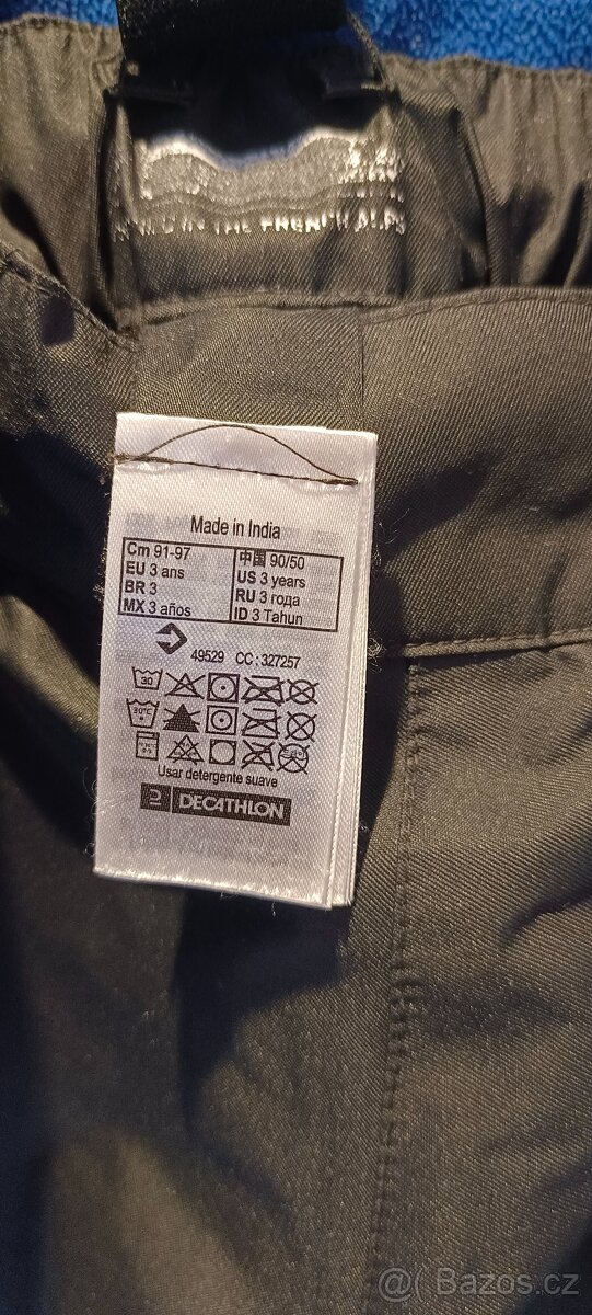 Zimní bunda + oteplovaky velikost 91-97cm - 3