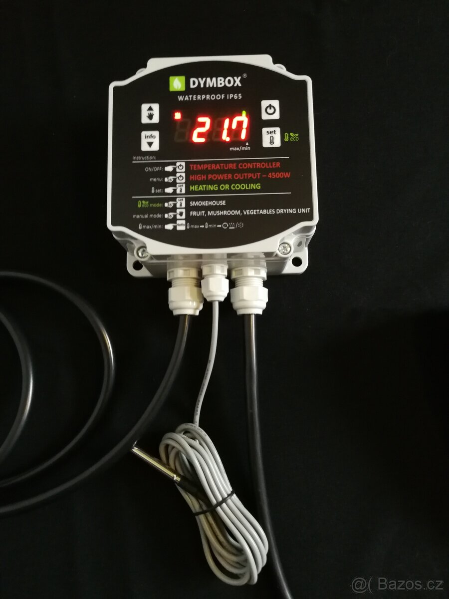 Regulátor teploty a 2kw topení do udírny - 3