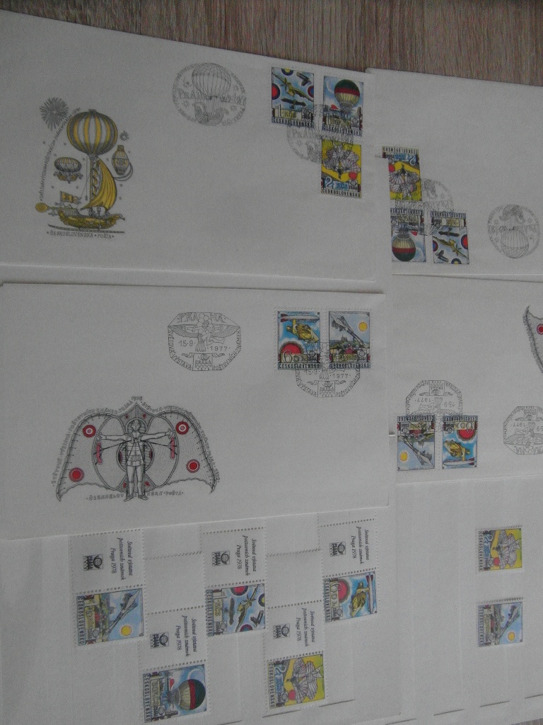 SVĚTOVÁ VÝSTAVA ZNÁMEK PRAGA-1977 ZNÁMKY+ OBÁLKY - 3