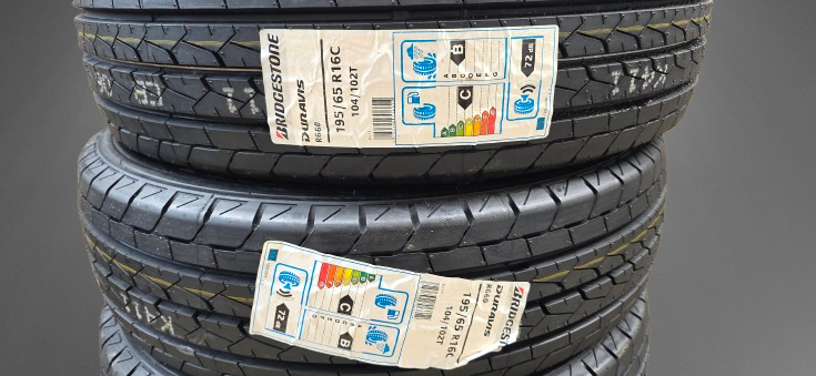 Nové pneu 195/65/16C Bridgestone - letní - na dobírku - 3