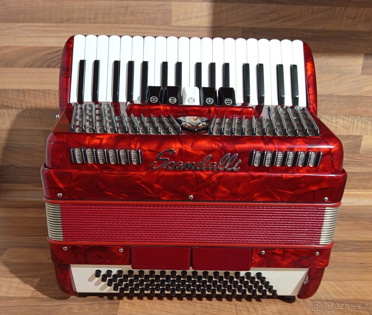 Akordeon (harmonika,heligonka) Scandalli Cantore 80,TOP STAV - 3