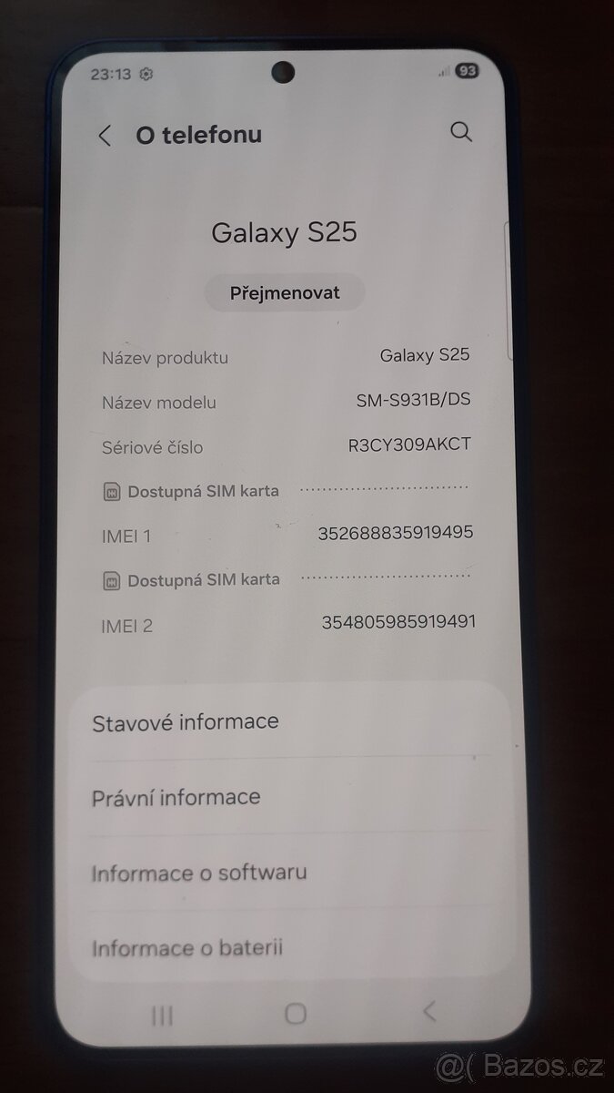 Samsung Galaxy S25 128GB, Zánovní. - 3