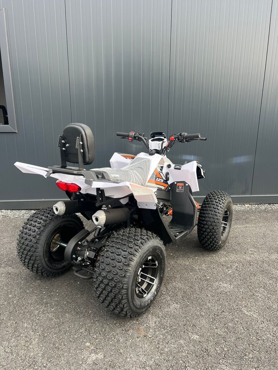 Dětská čtyřkolka FUN 125cc 3G8 - bílo oranžová model 2026 - 3