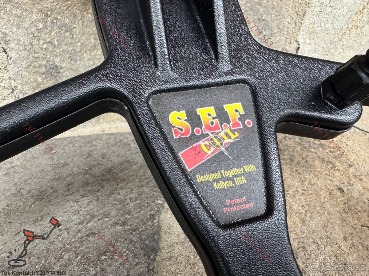 Detektor kovů cívka Detech S.E.F 38x30 cm pro Garrett - 3