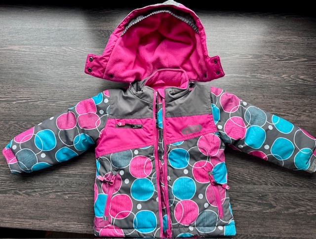 Bunda dětská zimní lyžařská dívčí vel. 98 zn. Pidilidi - 3