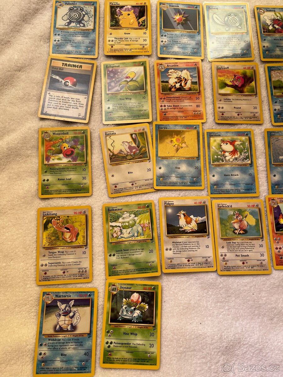 POKEMON BASE SET 2 KARTIČKY 1999 ROK - 3