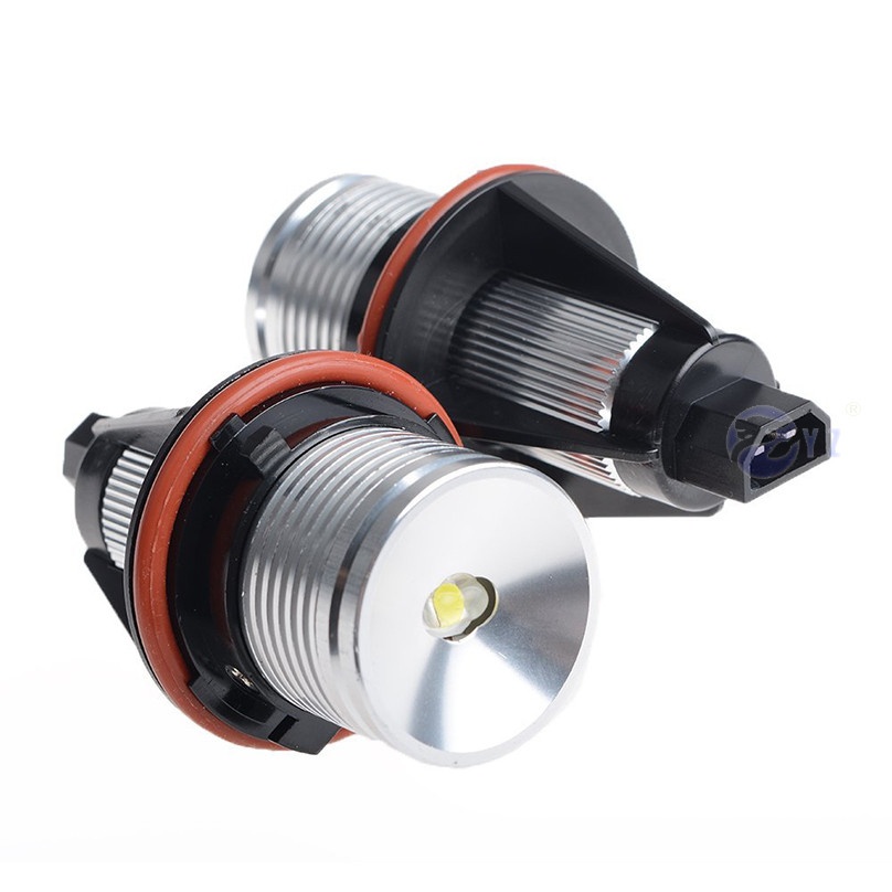 BMW Angel eyes bílé LED markery 10W Canbus - 3